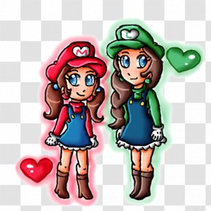 Luigi Mario Bros. Art Drawing - Deviantart Transparent PNG