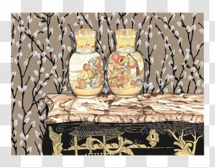 Still Life Gordon P S 1968 New York Film Festival Screen Printing The Gates - Balloon Dog - Vase Transparent PNG