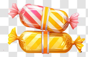 Lollipops - Colorful Wrapped Candies Transparent PNG