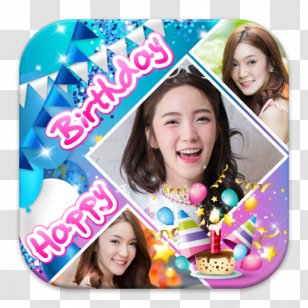 Happy Birthday Photo Frame : Editor Collage Maker Android Photography - Fashion Accessory Transparent PNG