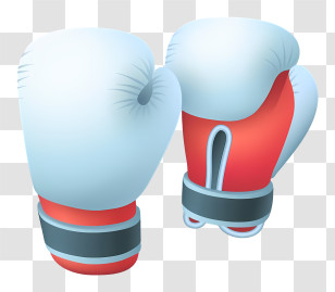 Boxing Gloves - Red And Blue Boxing Gloves Transparent PNG