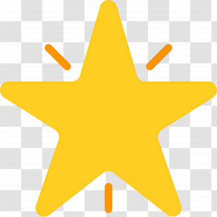 Star Logo - Yellow Cartoon Star Symbol Illustration Transparent PNG