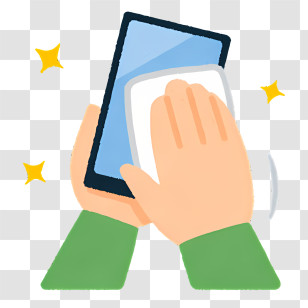 Icon - Cleaning Phone Screen Transparent PNG