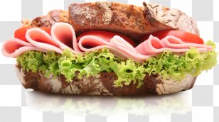 Janssen's Market Food Ham And Cheese Sandwich Submarine - Garnish - Continental Meat Platters Transparent PNG