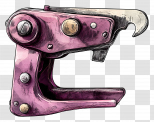 Hole Punch - Vintage Stapler Illustration Transparent PNG