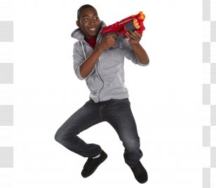 NERF N-Strike Elite Mega CycloneShock Blaster Toy - Joint Transparent PNG