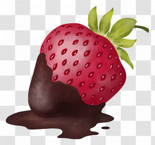 Chocolate Covered Strawberries - Chocolate Dipped Strawberry Transparent PNG