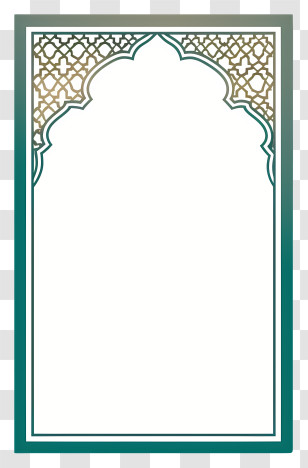 Minimalized Flat Vector Illustrate - Elegant Decorative Frame Transparent PNG