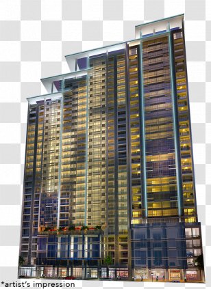 Greenbelt Hamilton Tower 1 & 2 Drive Condominium Salcedo Skysuites Megaworld Corporation - Metro Manila - Elevation Transparent PNG