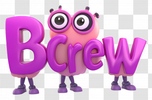 Boo Crew - B Crew Cartoon Characters Transparent PNG