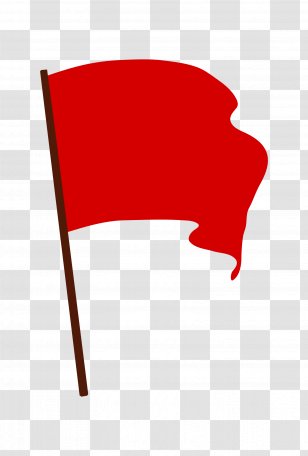Red Flag Clip Art Transparent PNG