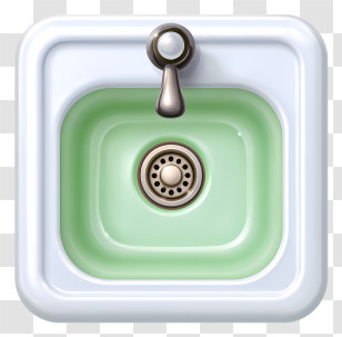 Sink Top View - Kitchen Sink With Faucet Transparent PNG