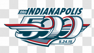 Indy 500 Logo - Indianapolis 500 Racing Event Logo Transparent PNG