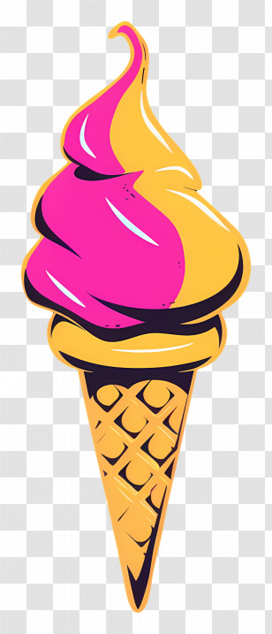 Cartoon Ice Cream - Colorful Ice Cream Illustration Transparent PNG