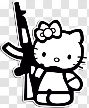 Hello Kitty Pink Coloring Book Smile Line Art Transparent Png