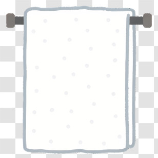 Life - White Hanging Towel Transparent PNG