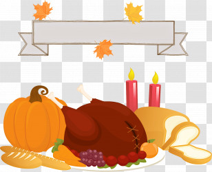Thanksgiving Dinner Transparent PNG