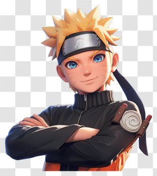 Naruto Anime - Anime Character With Spiky Hair Transparent PNG