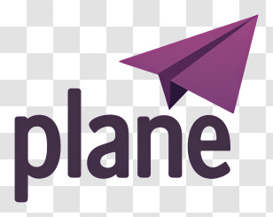 Plane Logo - Purple Paper Plane Logo Transparent PNG