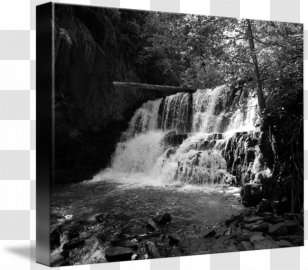Gallery Wrap Waterfall Water Resources Photography Nature Story - Stock - Middle Falls Transparent PNG
