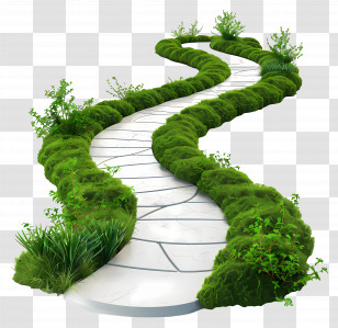 Pathway - Scenic Garden Path Transparent PNG