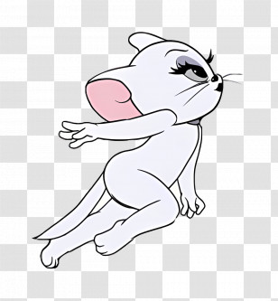 Toodles Galore - White Mouse Cartoon Character Transparent PNG