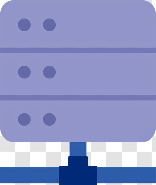 Icon - Purple Server Icon Transparent PNG
