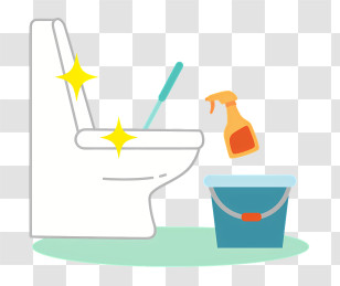 Icon - Toilet Cleaning Essentials Transparent PNG