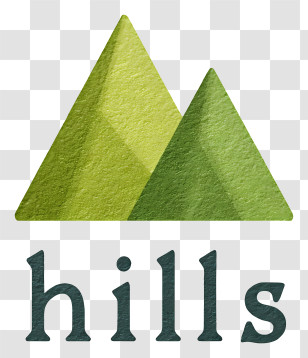 Hills Logo - Minimal Green Hills Logo Transparent PNG