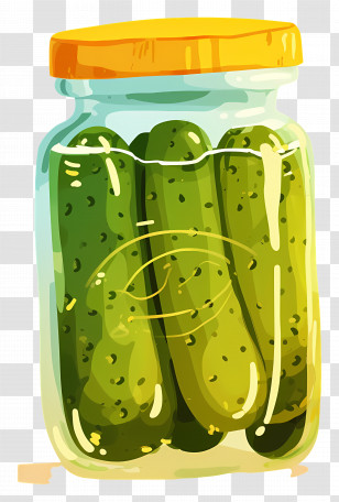 National Pickle Day - Illustration Of A Pickles Jar Transparent PNG