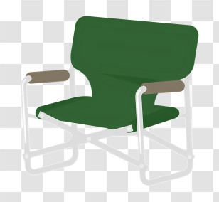 Icon - Modern Green Chair Illustration Transparent PNG
