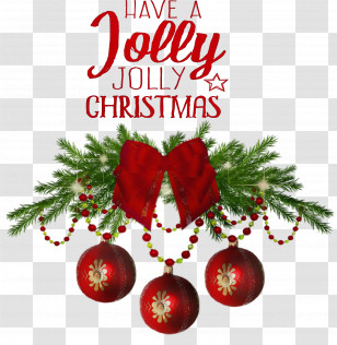 Red Christmas Ornament Transparent PNG