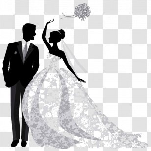 Wedding Invitation Bridegroom Vector Graphics - Formal Wear - Bride Transparent PNG