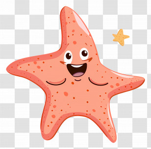 Patrick Star - Happy Cartoon Starfish Illustration Transparent PNG