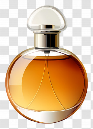 Perfume - Elegant Glass Perfume Bottle Transparent PNG