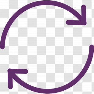 Circular Arrow - Purple Circular Arrow Icon Transparent PNG