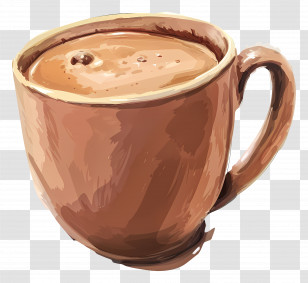 Cocoa Cup - Brown Coffee Cup Illustration Transparent PNG