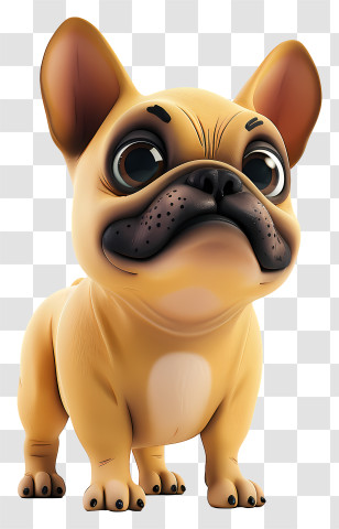 French Bulldog - Cute French Bulldog Illustration Transparent PNG