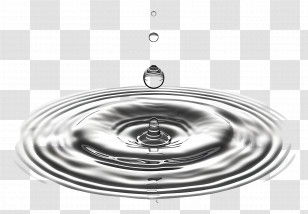 Water Drop - Water Droplets And Ripples Transparent PNG