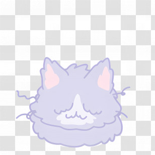 Bosanimal - Fluffy Cat Cartoon Illustration Transparent PNG