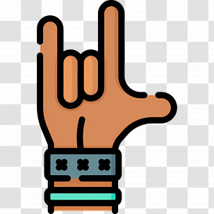 Rock Music - Rock Hand Gesture Transparent PNG