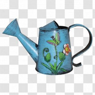 Jug Watering Cans Green Metal Teapot - Flower - Mug Transparent PNG