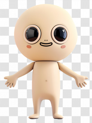 Cartoon Man - Smiling Cartoon Character Transparent PNG