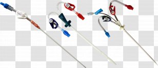 Dialysis Catheter Hemodialysis Central Venous - Vein - Intensive Care Unit Transparent PNG