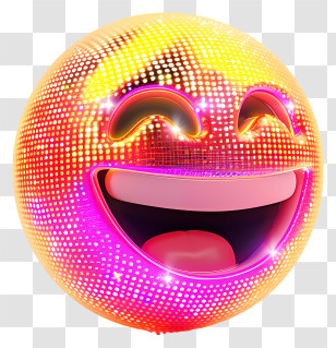 Sparkle - Happy Smiley Face Emoji Transparent PNG