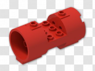 Cylinder Angle - Red Brick Transparent PNG