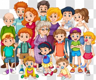 Extended Family Clip Art - Toddler - Cartoon Transparent PNG