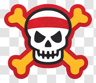 Pirate Skull And Crossbones - Pirate Skull And Crossbones Transparent PNG