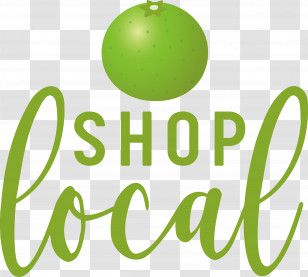 SHOP LOCAL Transparent PNG