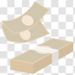 Dollar Bills - Stack Of Money And Bills Transparent PNG